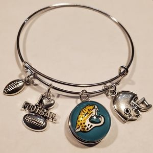 Jacksonville Jaguar Logo Snap Bracelet